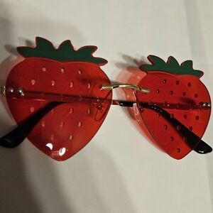 Strawberry-Shaped Sunglasses